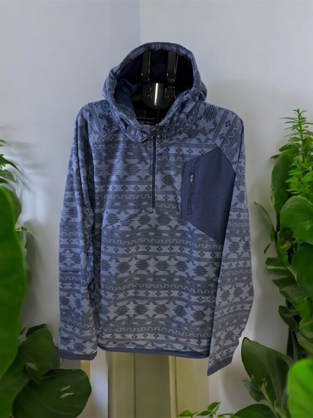 MAELREG Performance Fleece Pullover Hoodie 2XL Blue NWT